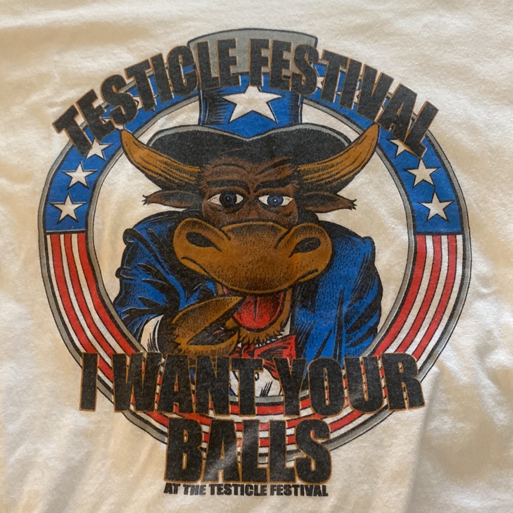 2018 TESTICLE FESTIVAL ‘I Want Your Balls’ UNISEX Tee Shirt - MONTANA